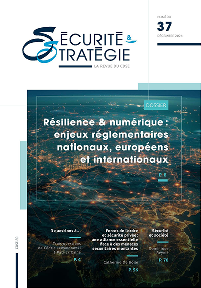 La fonction de directeur sûreté face aux crises de l’eau, Sécurité & Stratégie, Franck Galland